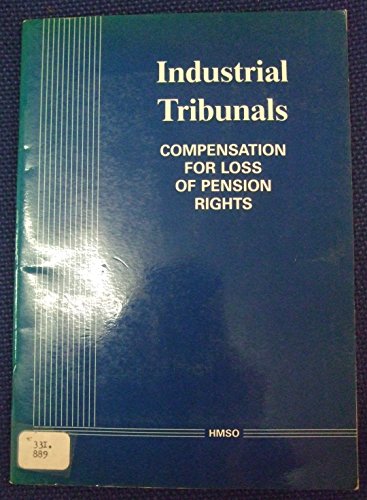 Book Industrial Tribunals: Compensation for Loss of Pension Rights free