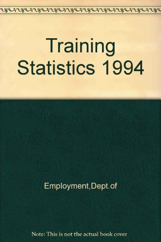 Book Training Statistics 1994 free