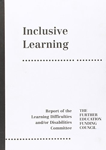 Book Inclusive Learning: Report of the Learning Difficulties And/or Disabilities Committee free