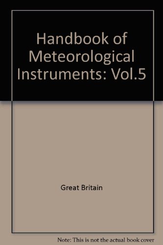 Book Handbook of Meteorological Instruments free