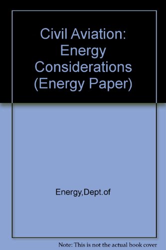 Book Civil Aviation: Energy Considerations (energy Paper) free