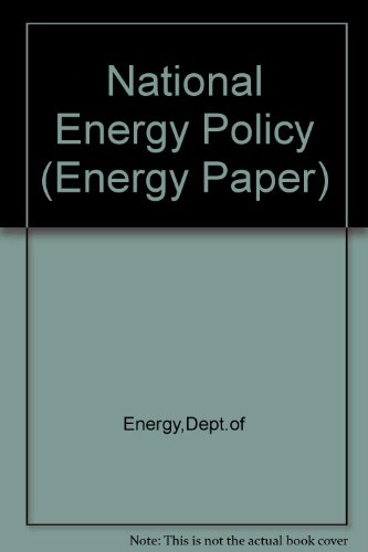 Book National energy policy (Energy paper) free