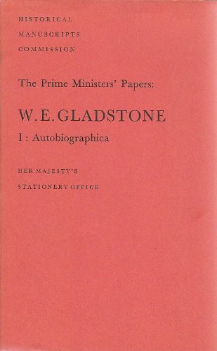 Book W. E. Gladstone (The Prime Ministers' papers) free