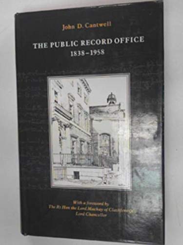 Book The Public Record Office, 1838-1958 free