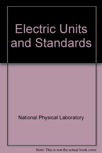 Book Electric Units And Standards free