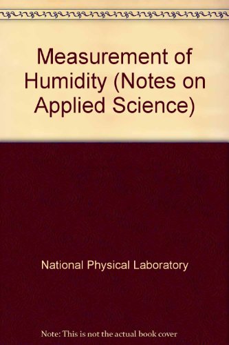 Book Measurement of humidity, (National Physical Laboratory. Notes on applied science) free