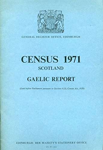 Book Census 1971, Scotland, Gaelic report free