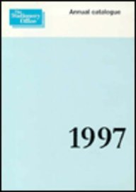 Book Stationery Office Annual Catalogue 1997 (the Stationery Office Annual Catalogue 1997) free