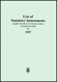 Book List Of Statutory Instruments Together With The List Of Statutory Rules Of free