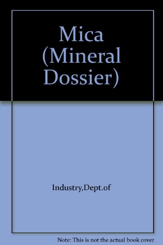 Book Mica (mineral Dossier / Mineral Resources Consultative Committee) free