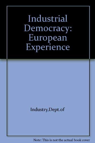 Book Industrial democracy: European experience : two research reports free