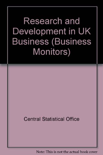 Book Survey Of Business Enterprise R & D 1993: Business Monitors: Business Monitors free