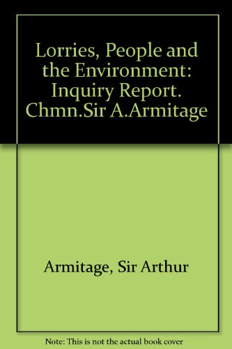 Book Report of the inquiry into lorries, people, and the environment free