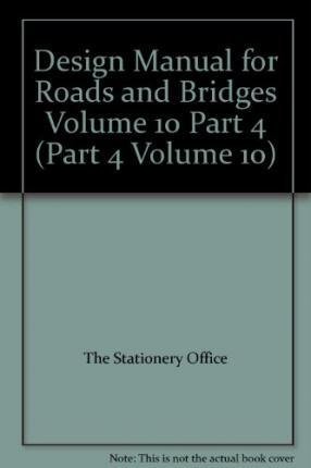 Book Design Manual For Roads And Bridges Volume 10 free