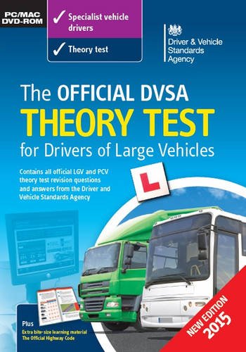 Book The Official DVSA theory test for drivers of large vehicles DVD-ROM free