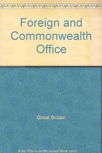 Book Foreign And Commonwealth Office free