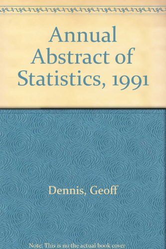 Book Annual Abstract of Statistics, 1991 free