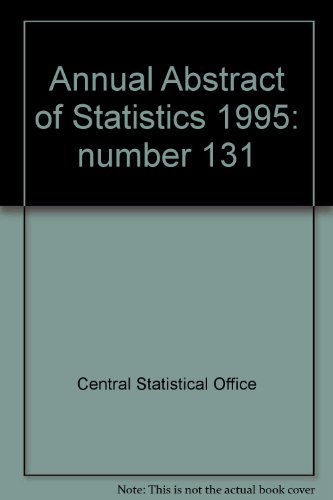 Book Annual Abstract Of Statistics, 1995 free