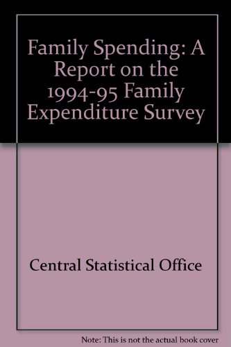 Book Family Spending: A Report On The 1994-95 Family Expenditure Survey (family Spending) free