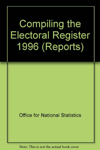 Book Compiling The Electoral Register 1996 (reports) free