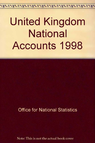 Book UK National Accounts: The Blue Book 1998 free