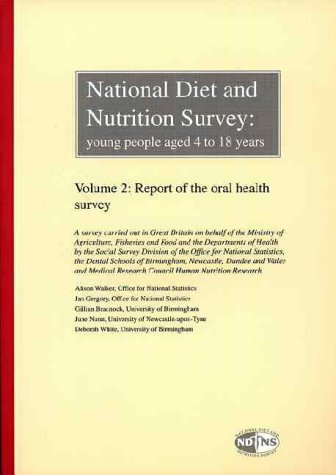 Book National Diet and Nutrition Survey: Young People Aged 4-18 Years. free
