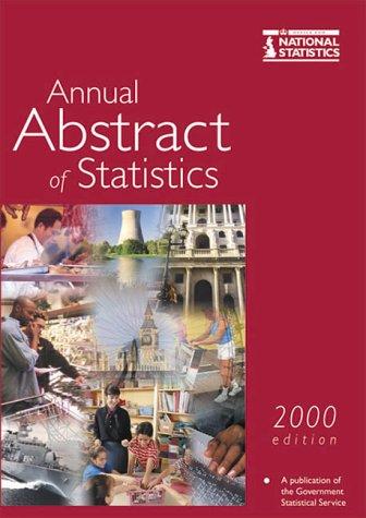 Book Annual Abstract of Statistics, 2000 free