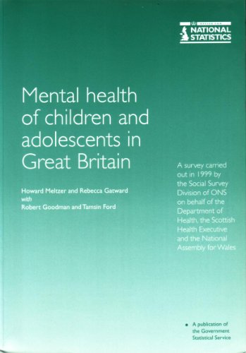 Book The Mental Health Of Children And Adolescents In Great Britain free