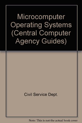 Book Microcomputer operating systems (Guide - Central Computer Agency ; no. 10) free