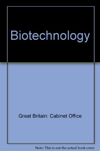 Book Biotechnology: Report of a joint working party free
