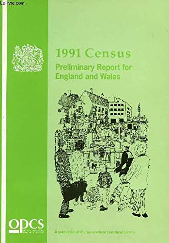 Book 1991 Census: Preliminary Report for England and Wales free