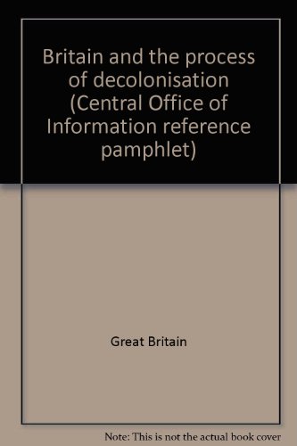Book Britain And The Process Of Decolonisation free