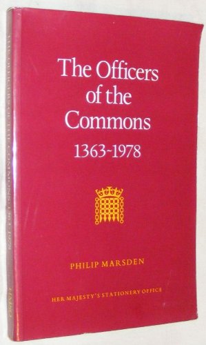 Book The officers of the commons, 1363-1978 free