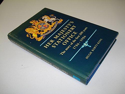 Book Her Majesty's Stationery Office: The story of the first 200 years, 1786-1986 free