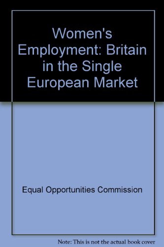 Book Women's employment: Britain in the Single European Market (Research series) free