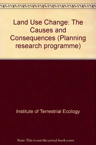 Book Land use change: The causes and consequences (ITE symposium) free
