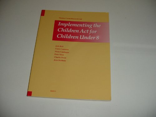 Book Implementing the Children Act for Children Under 8 free