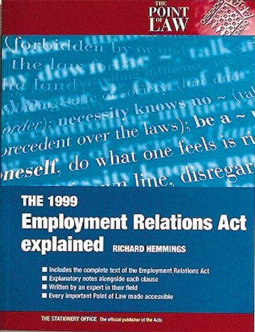 Book The 1999 Employment Relations Act Explained (The Point of Law Series) free