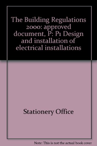 Book Building Regulations Approved Document P: Electrical Safety-dwellings free