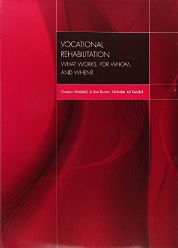 Book Vocational Rehabilitation: What Works, for Whom, and When? free