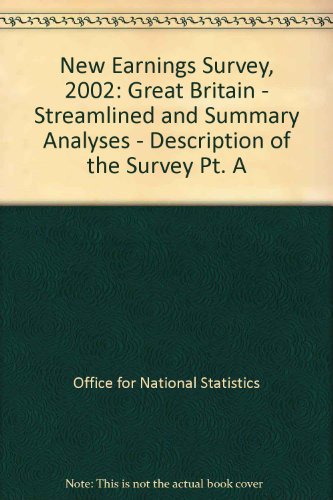Book New Earnings Survey, 2002 free