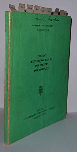 Book Metric conversion tables and factors for forestry, (Forestry Commission. Booklet no. 30) free