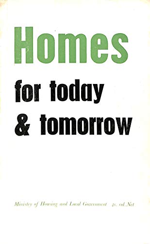 Book Homes for Today and Tomorrow free