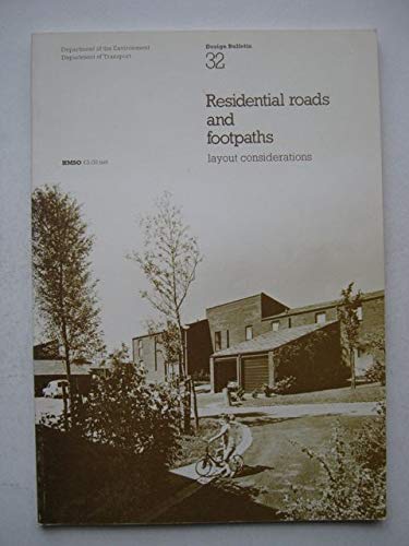 Book Residential roads and footpaths: Layout considerations (Design bulletin) free
