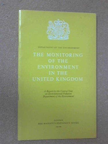 Book The monitoring of the environment in the United Kingdom, free