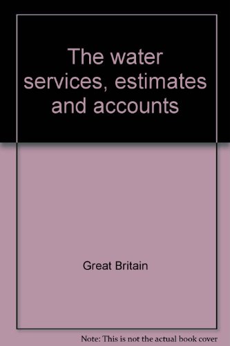 Book The Water Services - Estimates And Accounts free