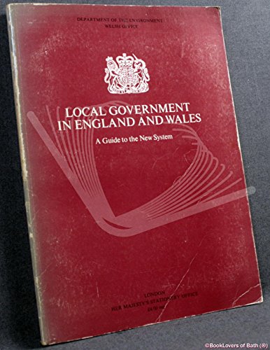 Book Local Government In England And Wales: A Guide To The New System free