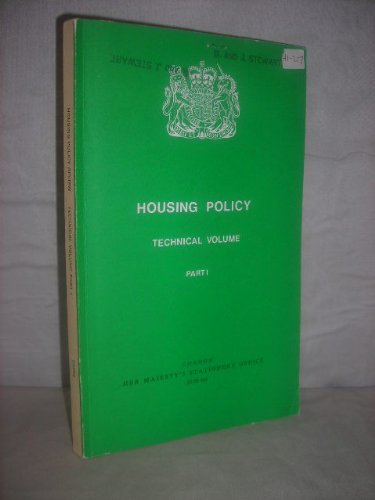 Book Housing Policy, Technical Volume (pt. 1) free