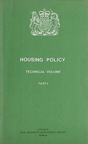 Book Housing Policy Technical Volume: Pt. 2 free