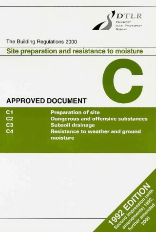 Book Building Regulations: Approved Documents 1991: Site Preparation And Resistance To Moisture free